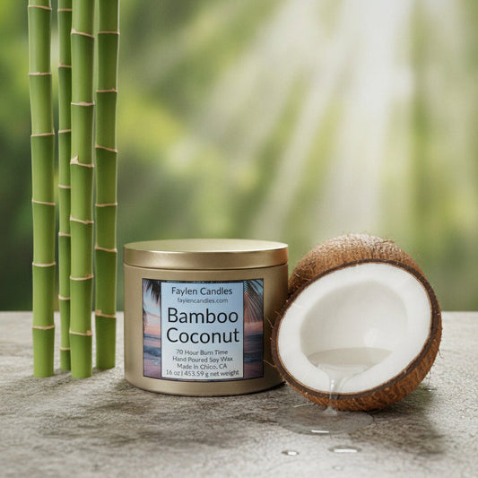 Bamboo Coconut Soy Wax Candle