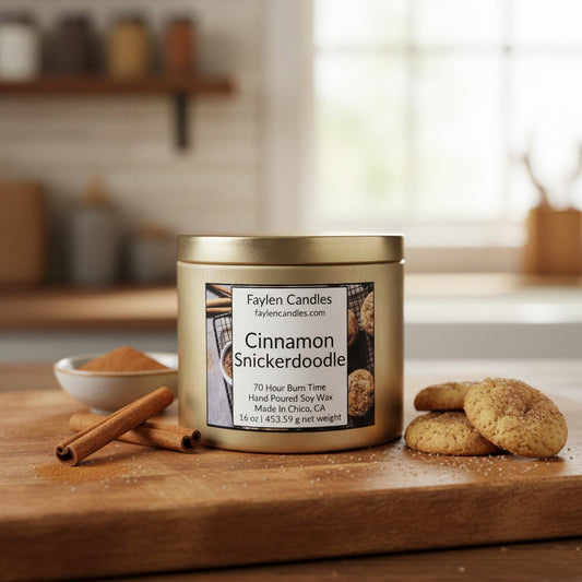 Cinnamon Snickerdoodle Soy Wax Candle