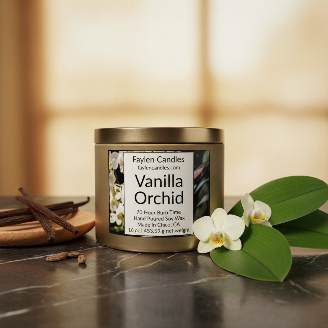 Vanilla Orchid Soy Wax Candle